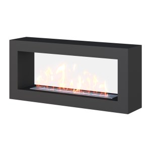 Биокамин SteelHeat FRAME ONE 1000 черный