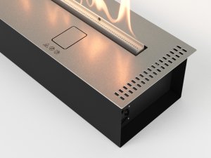 Автоматический биокамин Lux Fire Smart Flame 1200 RC INOX