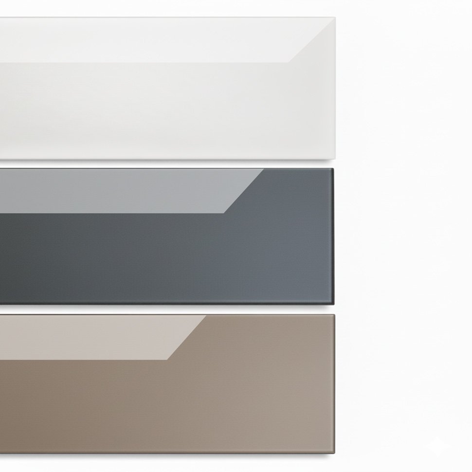 Стеклянная полка для биокамина Gray  1400